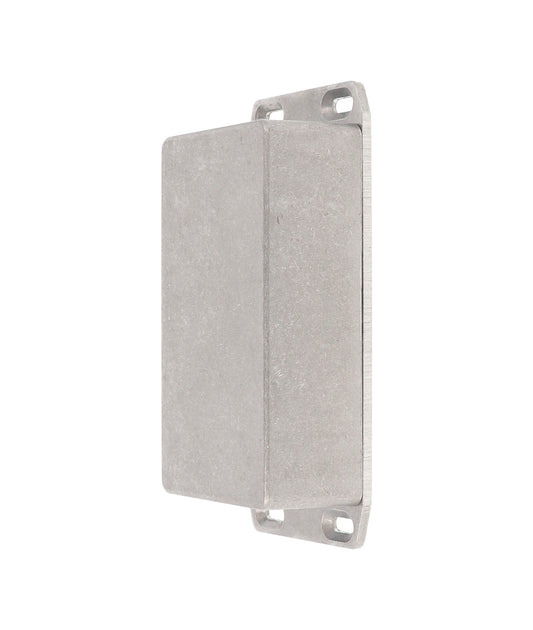 Hammond 1590N1FL 1590 Series Diecast Aluminum Enclosure, Flanged Lid, IP54, 121 mm x 66 mm x 40 mm, Diecast Aluminum/Natural.