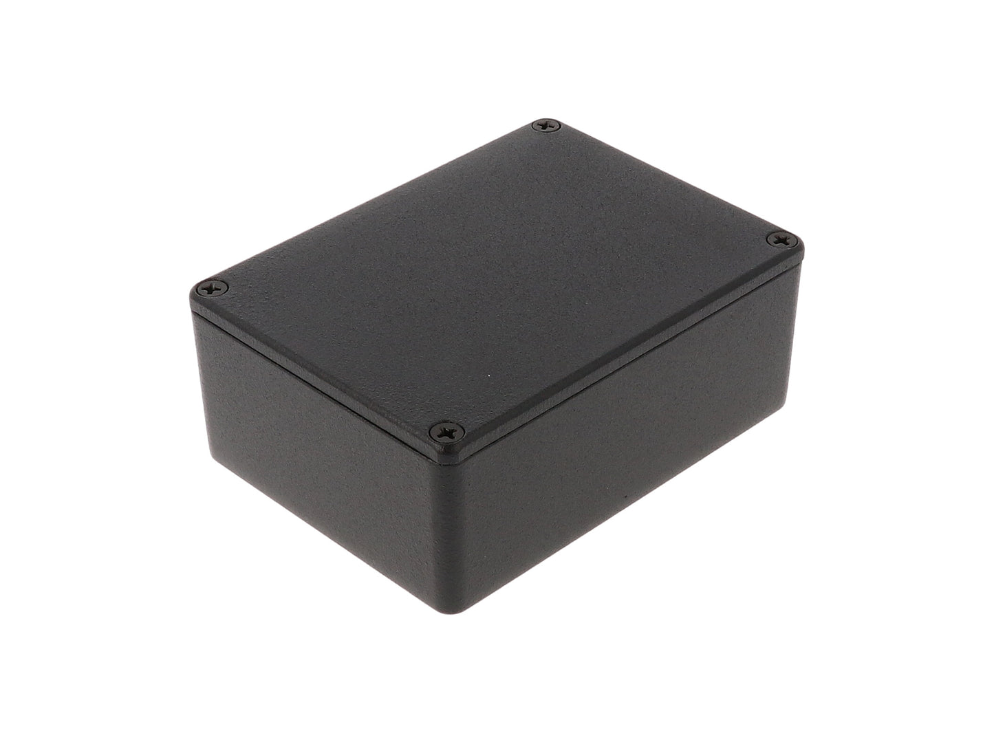 Hammond 1590SBK Diecast Aluminum Enclosure, Black (4.35" x 3.21" x 1.57")