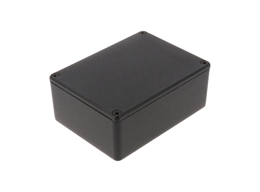 Hammond 1590SBK Diecast Aluminum Enclosure, Black (4.35" x 3.21" x 1.57")
