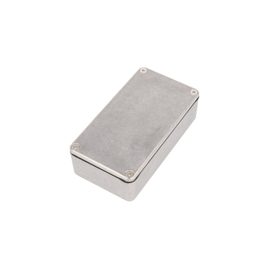 Hammond 1590WB 1590 Series Diecast Aluminum Enclosure, No Mounting Flanges, IP65 Watertight, 112 mm x 61 mm x 31 mm, Diecast Aluminum/Natural.