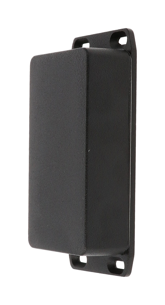 Hammond 1590WBFLBK 1590 Series Diecast Aluminum Enclosure, Flanged Lid, IP65 Watertight, 112 mm x 61 mm x 31 mm, Diecast Aluminum/Black.