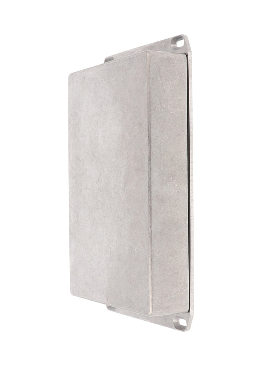 Hammond 1590WDDFL 1590 Series Diecast Aluminum Enclosure, Flanged Lid, IP65 Watertight, 188 mm x 120 mm x 37 mm, Diecast Aluminum/Natural.