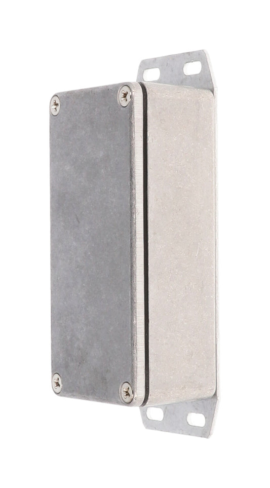 Hammond 1590WG2 1590 Series Diecast Aluminum Enclosure, No Mounting Flanges, IP65 Watertight, 100 mm x 50 mm x 31 mm, Diecast Aluminum/Natural.