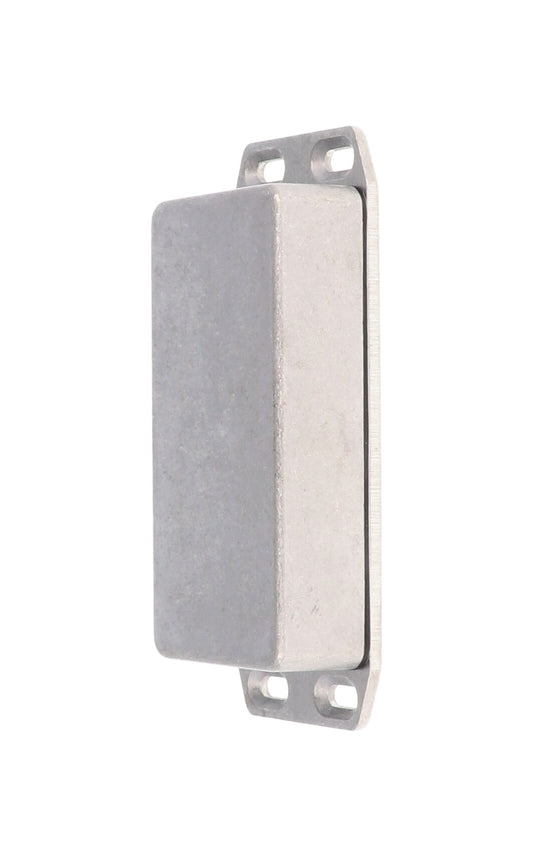Hammond 1590WGFL 1590 Series Diecast Aluminum Enclosure, Flanged Lid, IP65 Watertight, 100 mm x 50 mm x 26 mm, Diecast Aluminum/Natural.