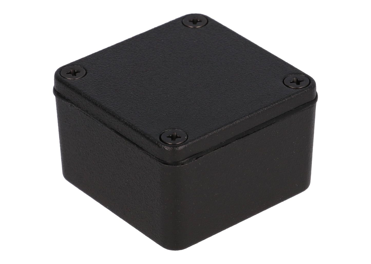 Hammond 1590WLBBK Black Aluminum Diecast Enclosure Watertight, 1.99" x 1.99" x 1.06"