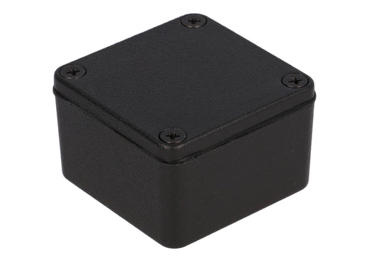Hammond 1590WLBBK Black Aluminum Diecast Enclosure Watertight, 1.99" x 1.99" x 1.06"