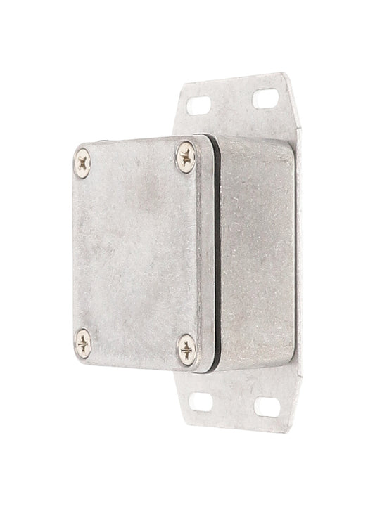 Hammond 1590WLLBF Die-Cast Aluminum Enclosure, Natural Finish, 51 X 51 X 25 mm, Flanged Bottom, IP65, Gasket.