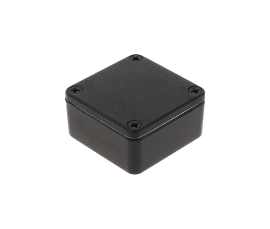 Hammond 1590WLLBBK Die-Cast Aluminum Enclosure, Black Powder Finish, 51 X 51 X 25 mm, IP65, Gasket.