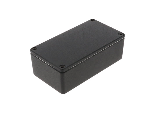 Hammond 1590WN1BK Die-Cast Aluminum Enclosure, Black Powder Finish, 121 X 66 X 40 mm, IP65, Gasket.