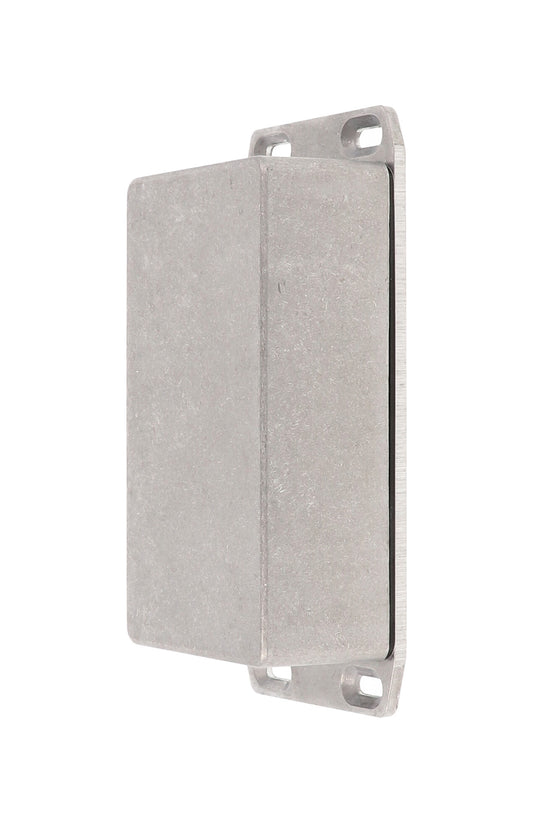 Hammond 1590WN1FL Die-Cast Aluminum Enclosure, Natural Finish, 121 X 66 X 40 mm, Flanged Lid, IP65, Gasket.