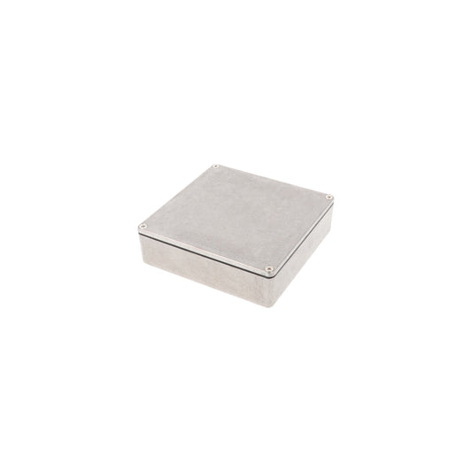 Hammond 1590WQ Die-Cast Aluminum Enclosure, Natural Finish, 120 X 120 X 34 mm, IP65, Gasket.