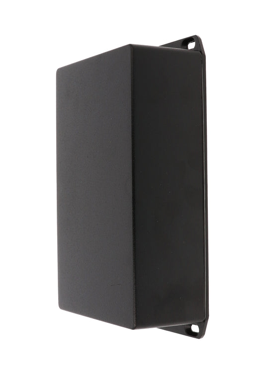 Hammond 1590WR1FLBK Die-Cast Aluminum Enclosure, Black Powder Finish, 192 X 112 X 61 mm, Flanged Lid, IP65, Gasket.