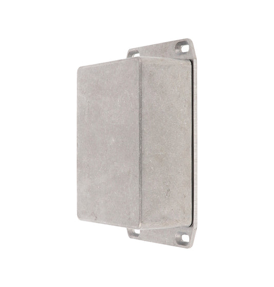 Hammond 1590WSFL Die-Cast Aluminum Enclosure, Natural Finish, 111 X 82 X 44 mm, Flanged Lid, IP65, Gasket.