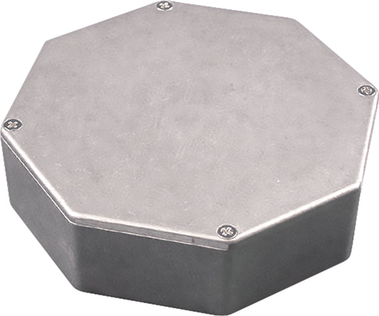 Hammond 1590WSTPC Octagon Die-Cast Aluminum Enclosure, Natural Finish, 57 X 133 X 39 mm, IP65, Gasket.