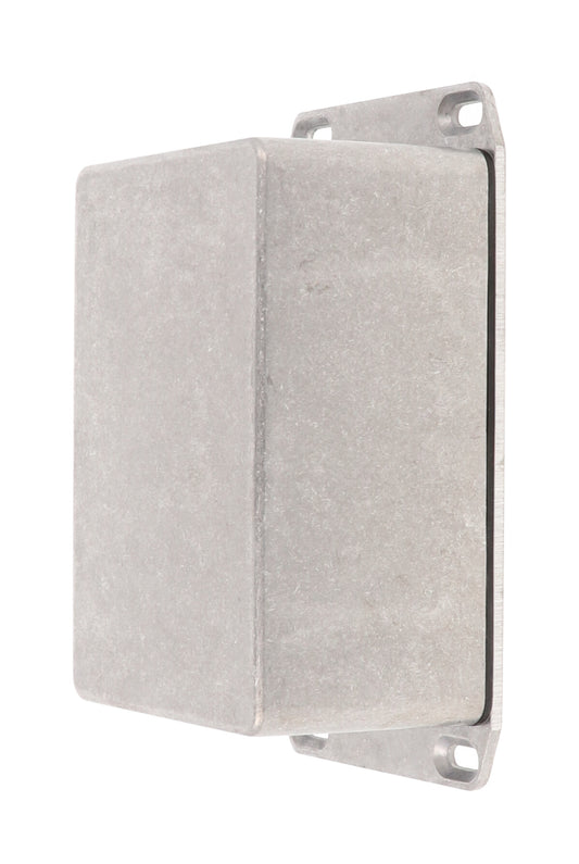Hammond 1590WTFL Die-Cast Aluminum Enclosure, Natural Finish, 120 X 80 X 59 mm, Flanged Lid, IP65, Gasket.