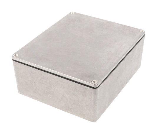 Hammond 1590WX Die-Cast Aluminum Enclosure, Natural Finish, 145 X 121 X 56 mm, IP65, Gasket.
