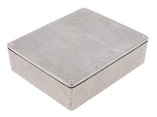 Hammond 1590WXX Die-Cast Aluminum Enclosure, Natural Finish, 145 X 121 X 40 mm, IP65, Gasket.