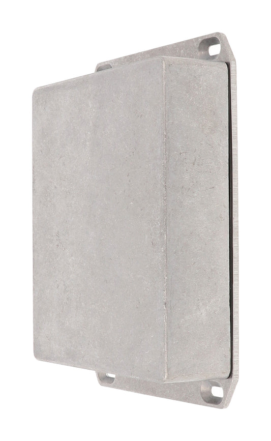 Hammond 1590WXXFL Die-Cast Aluminum Enclosure, Natural Finish, 145 X 121 X 40 mm, Flanged Lid, IP65, Gasket.