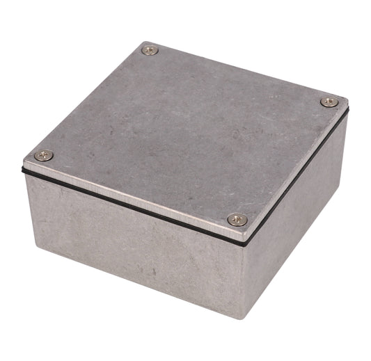 Hammond 1590WY Die-Cast Aluminum Enclosure, Natural Finish, 92 X 92 X 42 mm, IP65, Gasket.