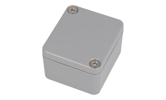 Hammond 1590Z060GY Thick-Wall Die-Cast Aluminum Enclosure, Gray Powder Finish, 50 X 45 X 30 mm, Type 4X/6P, IP66/IP67/IP68, Silicone Gasket, Mounting Shelf.