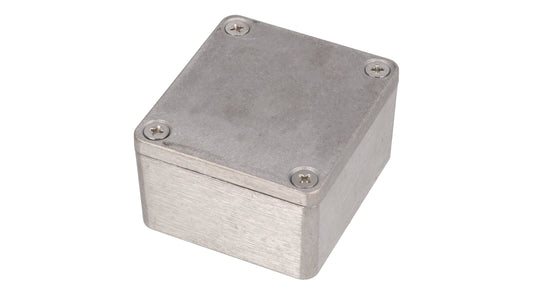 Hammond 1590Z061 Thick-Wall Die-Cast Aluminum Enclosure, Natural Unfinished, 64 X 58 X 35 mm, Type 4X/6P, IP66/IP67/IP68, Silicone Gasket, Mounting Shelf.
