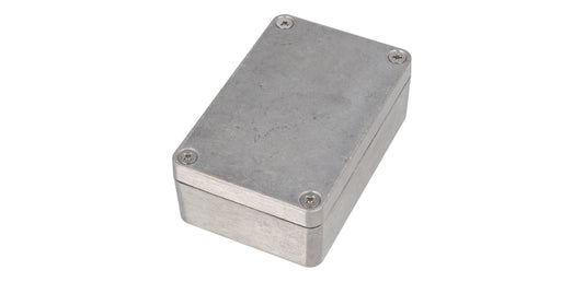 Hammond 1590Z062 Thick-Wall Die-Cast Aluminum Enclosure, Natural Unfinished, 98 X 64 X 34 mm, Type 4X/6P, IP66/IP67/IP68, Silicone Gasket, Mounting Shelf.