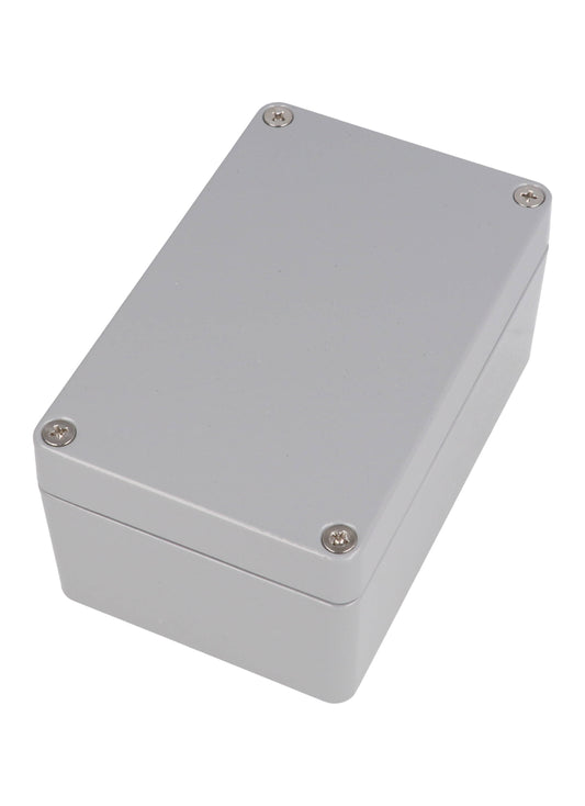Hammond 1590Z120GY Heavy Duty Diecast Aluminum Enclosure, Gray (4.92" x 3.15" x 1.72") IP66 Watertight, Nema4,4x