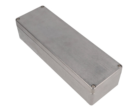 Hammond 1590Z140 Thick-Wall Die-Cast Aluminum Enclosure, Natural Unfinished, 250 X 80 X 57 mm, Type 4X/6P, IP66/IP67/IP68, Silicone Gasket, Mounting Shelf.