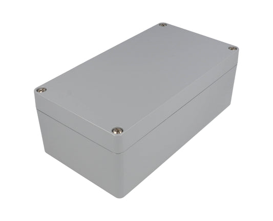 Hammond 1590Z150GY Heavy Duty Diecast Aluminum Enclosure, Gray (8.7" x 4.76" x 2.39") IP66 Nema4,4x