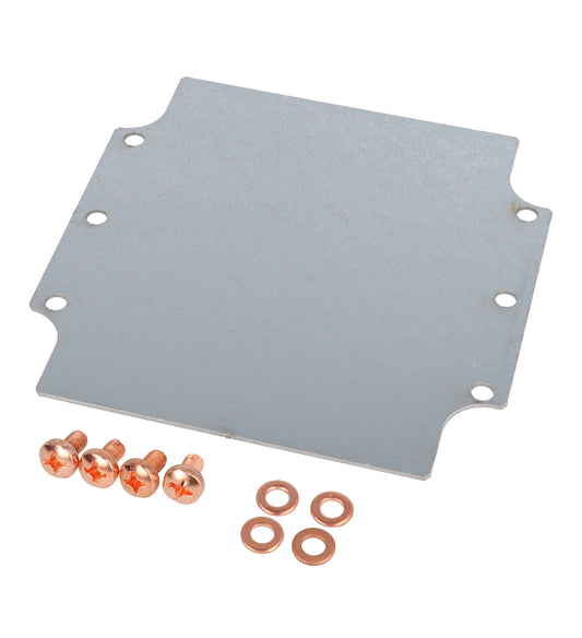 Hammond 1590Z160PL 16 Ga Galvanized Steel Inner Panel For 1590Z160 Enclosures, 160 X 160 X 90 mm.