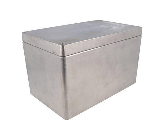 Hammond 1590Z163 Thick-Wall Die-Cast Aluminum Enclosure, Natural Unfinished, 260 X 160 X 160 mm, Type 4X/6P, IP66/IP67/IP68, Silicone Gasket, Mounting Shelf.