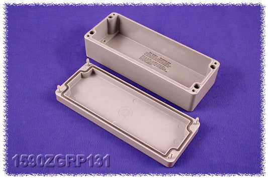 Hammond 1590ZGRP131 Thick Wall (H/D) Fiberglass Enclosure Watertight 7.48" x 2.94" x 2.17"