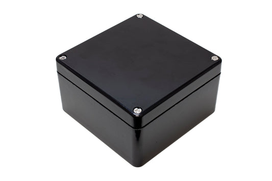 Hammond 1590ZGRP161BK Polycarbonate Enclosure, Black, Watertight, IP66, NEMA 4X, Gasket