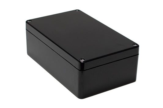 Hammond 1590ZGRP162BK Polycarbonate Enclosure, Black, Watertight, IP66, NEMA 4X, Gasket