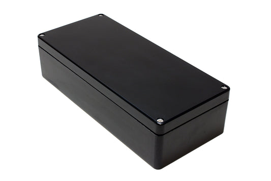 Hammond 1590ZGRP163BK Polycarbonate Enclosure, Black, Watertight, IP66, NEMA 4X, Gasket