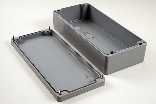 Hammond 1590ZGRP163 Polycarbonate Enclosure, Gray, Watertight, IP66, NEMA 4X, Gasket