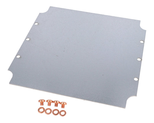 Hammond 1590ZGRP234PL Polycarbonate Enclosure, Gray Body, Clear Lid, Watertight, IP66, NEMA 4X, Gasket