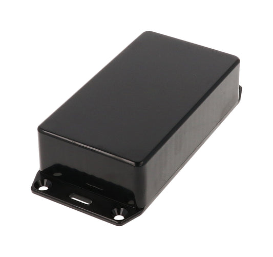 Hammond 1591BFLBK Black ABS Plastic Enclosure with Flanged Lid 4.4" x 2.4" x 1.1"