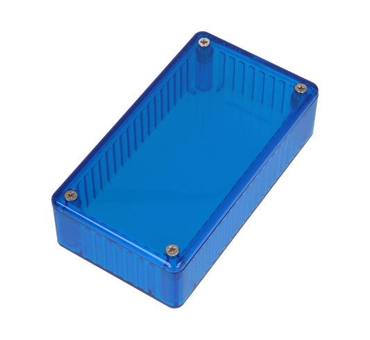 Hammond 1591BTBU Transparent Blue Polycarbonate Enclosure 4.4" x 2.4" x 1.1"