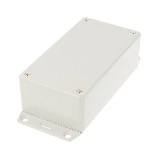 Hammond 1591CF2GY ABS Plastic Enclosure, Gray, Flanged Bottom, Card Guides, Lap-Joint, IP54, UL94 V-0