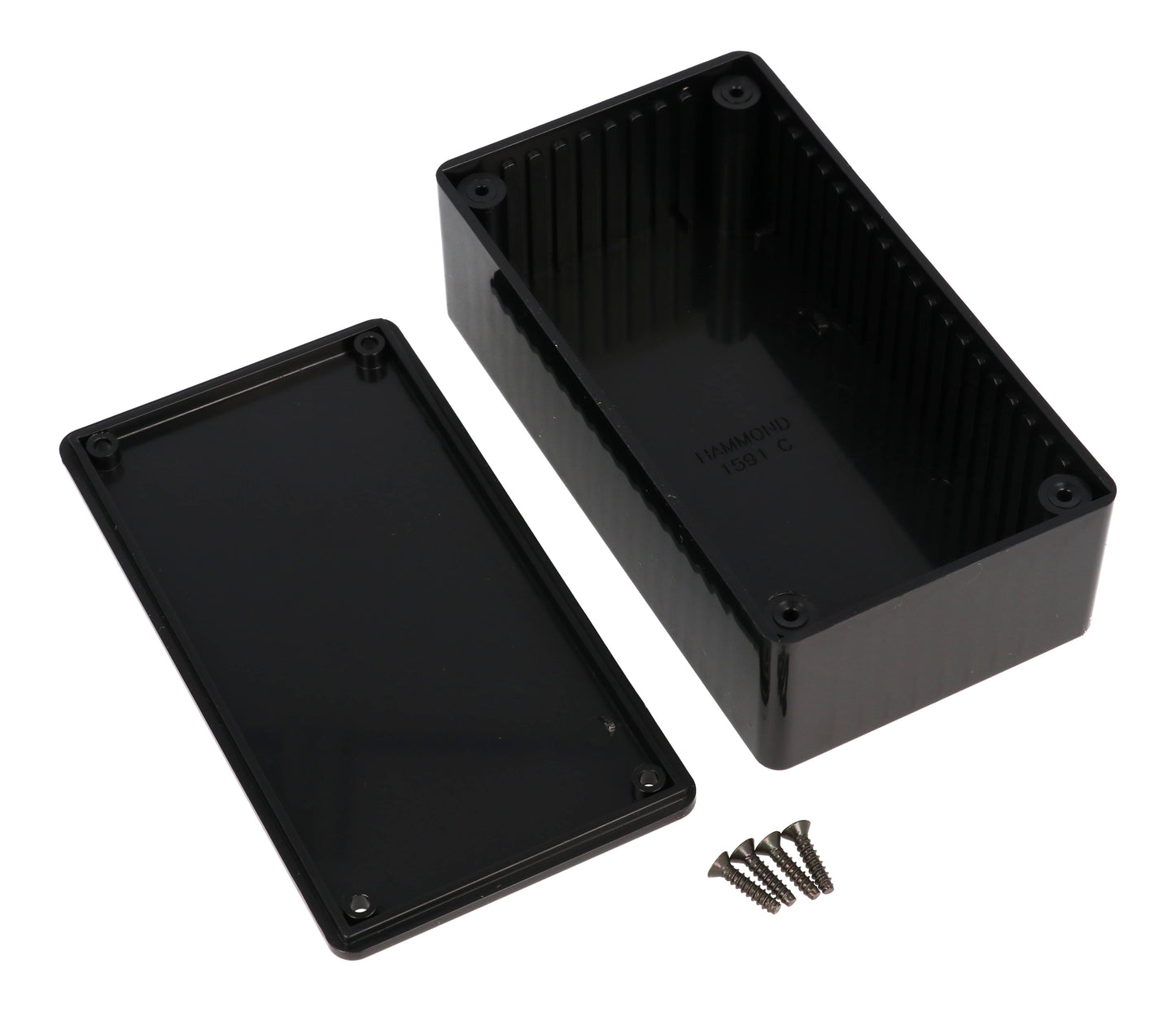 Hammond 1591CSBK Polystyrene Enclosure, Black (4.7" x 2.6" x 1.4")
