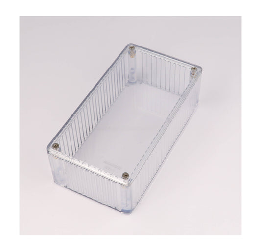 Hammond 1591DTCL Translucent Polycarbonate Enclosure, Clear, Card Guides, Lap-Joint, IP54, UL94 V-0
