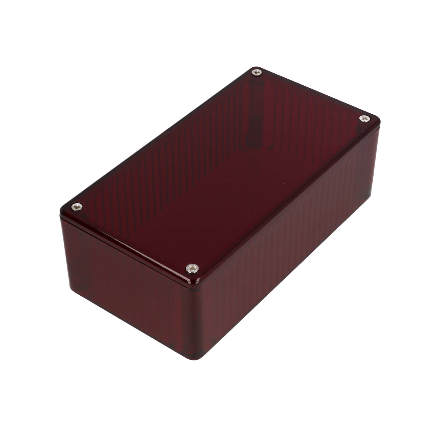 Hammond 1591DTRD Polycarbonate Enclosure, Ir Red Transluscent (5.9" x 3.2" x 1.96")