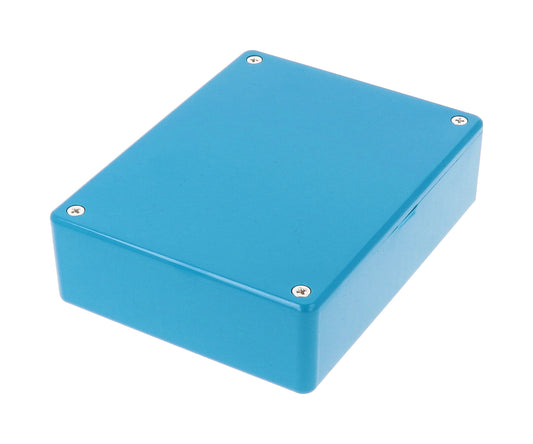 Hammond 1591GBU ABS Plastic Enclosure, Blue, Card Guides, Lap-Joint, IP54, UL94 V-0