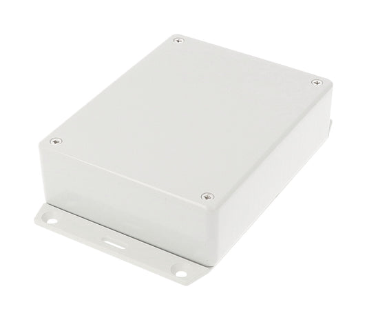 Hammond 1591GF2GY ABS Plastic Enclosure, Gray, Flanged Bottom, Card Guides, Lap-Joint, IP54, UL94 V-0