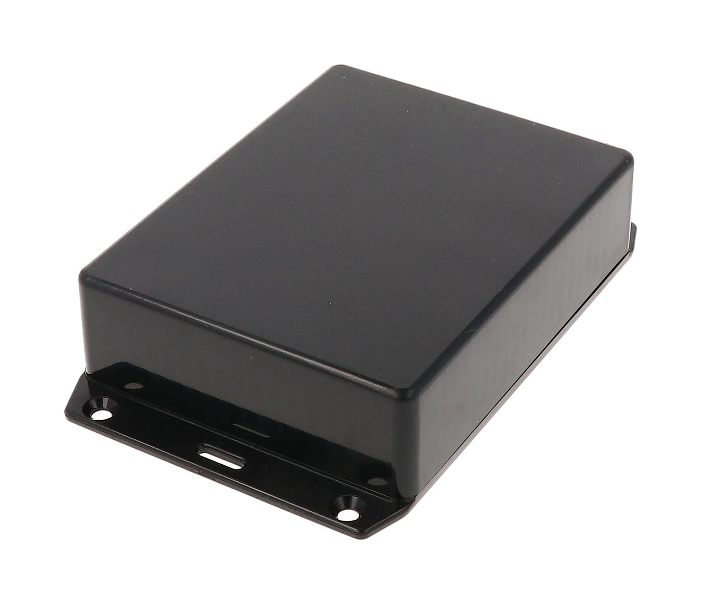 Hammond 1591GFLBK Black ABS Plastic Enclosure with Flanged Lid 4.8" x 3.7" x 1.2"