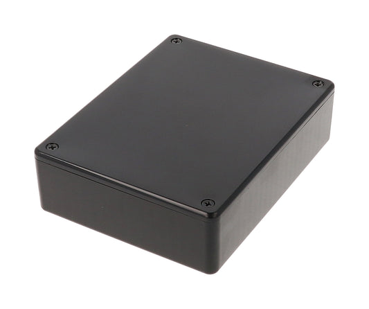 Hammond 1591GSBK Black ABS Plastic Enclosure 4.8" x 3.7" x 1.2"