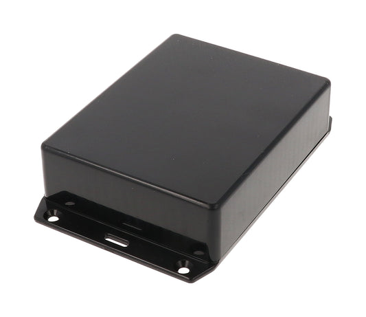 Hammond 1591GSFLBK Black ABS Plastic Enclosure with Flanged Lid 4.8" x 3.7" x 1.2"