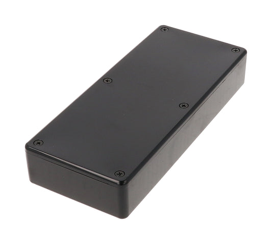 Hammond 1591HBK ABS Plastic Enclosure, Black, Card Guides, Lap-Joint, IP54, UL94 V-0