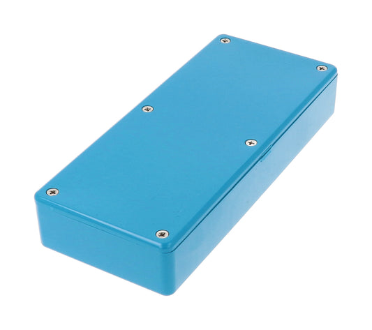 Hammond 1591HBU ABS Plastic Enclosure, Blue, Card Guides, Lap-Joint, IP54, UL94 V-0